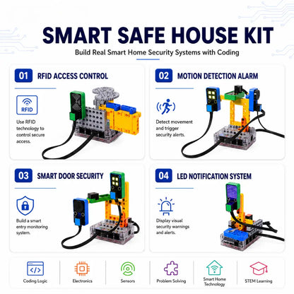 CYFI Smart Safe House Kit – Electronic Building Blocks